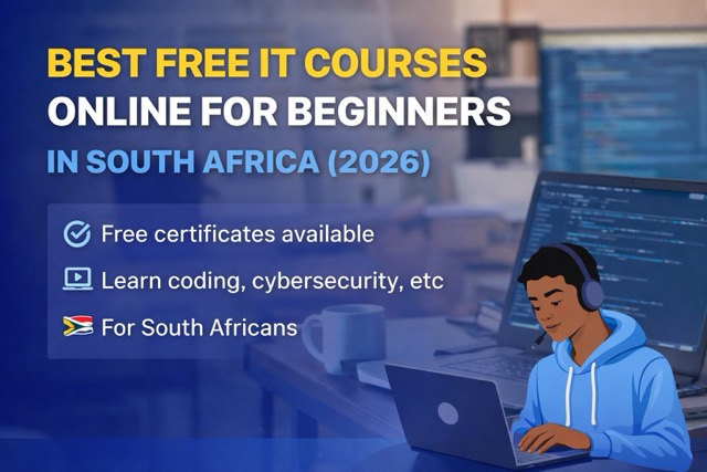 student learning coding through free IT courses online