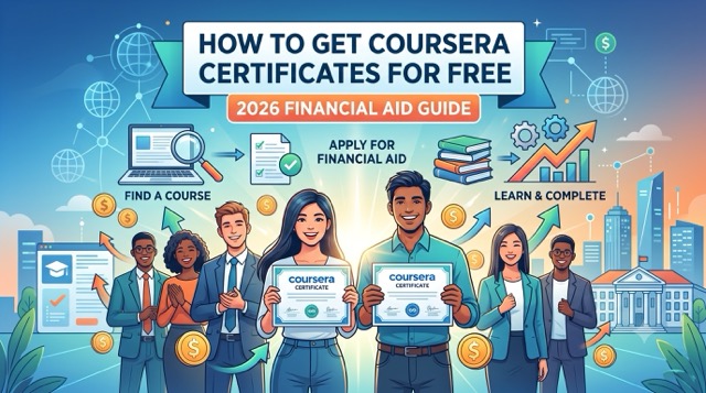 How to Get Coursera Certificates for Free: 2026 Financial Aid Guide